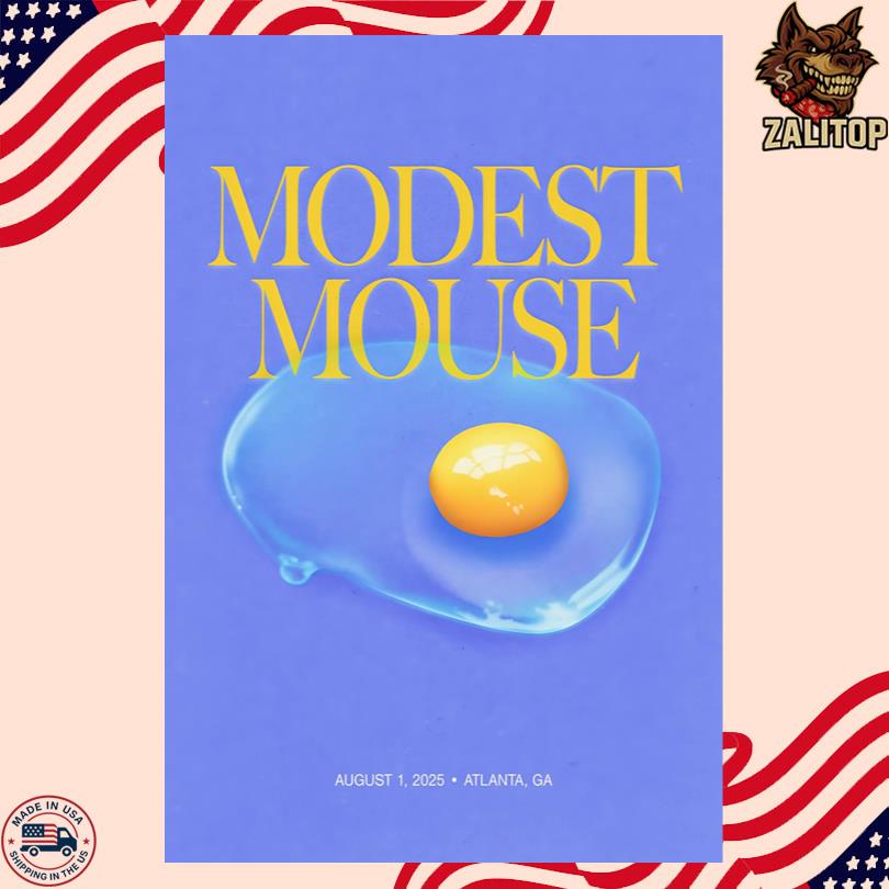 Modest Mouse Tour Poster Aug 1 2025 Coca-Cola Roxy Atlanta