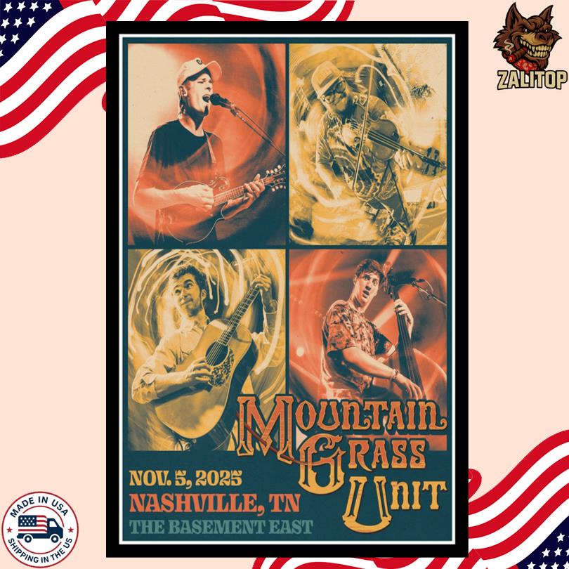 Mountain Grass Unit Nov 5th 2025 Nashville, TN Poster
