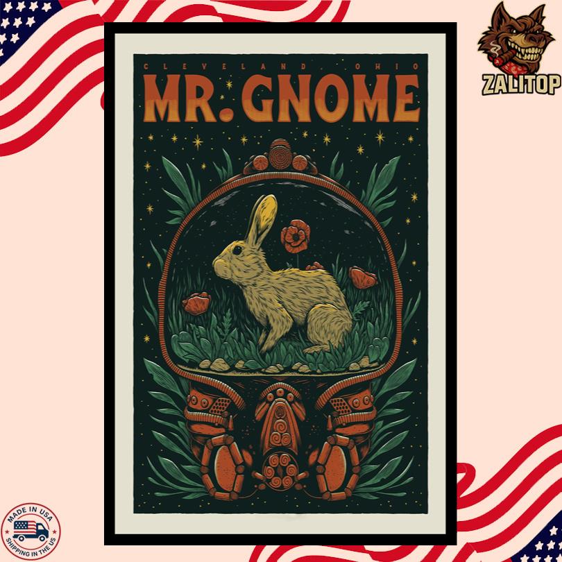 Mr. Gnome Tour 2025 Cleveland Ohio Poster Poster-Portrait - Poster
