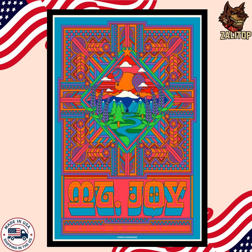 Mt Joy August 22 2025 in Santa Monica, CA Poster