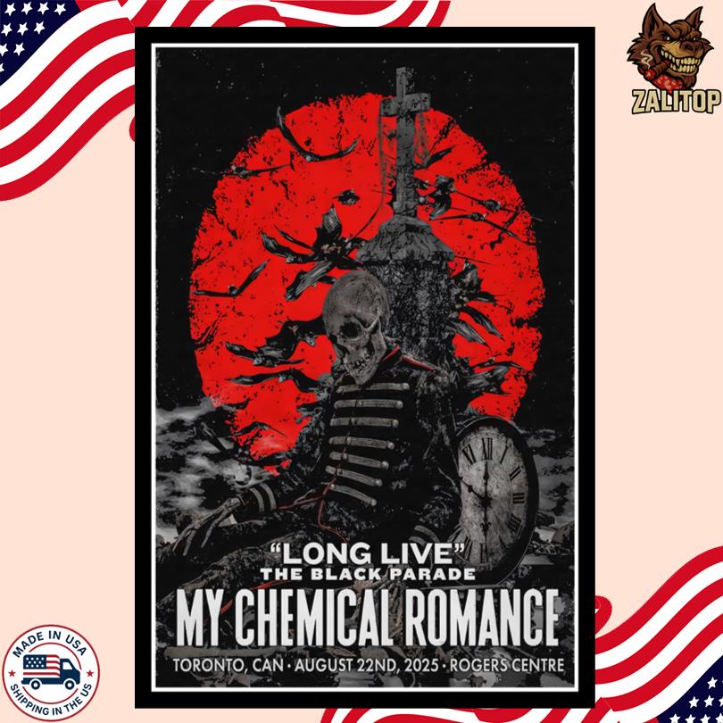 My Chemical Romance Event August 22 2025 Toronto ON Poster
