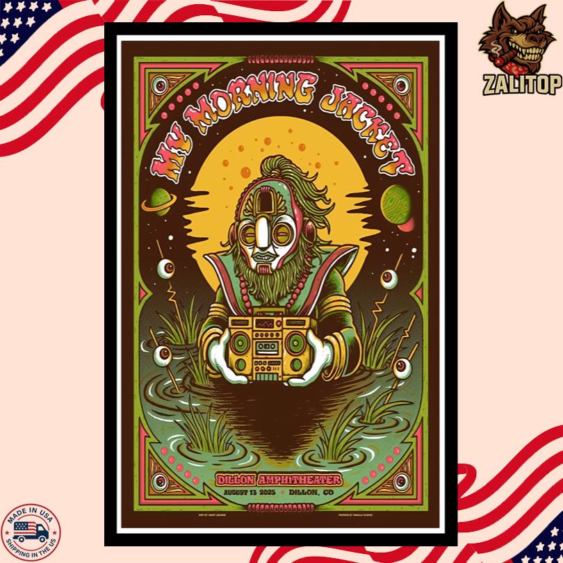 My Morning Jacket Aug 13 2025 Dillon CO Live Show Poster -Portrait - Poster