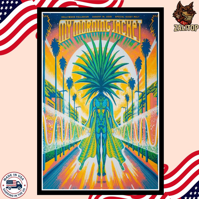 My Morning Jacket August 19 2025 Hollywood Palladium Poster