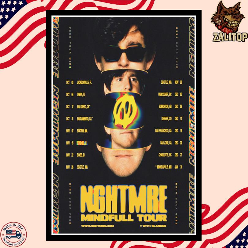 Nghtmre Mindful Tour 2025 Poster