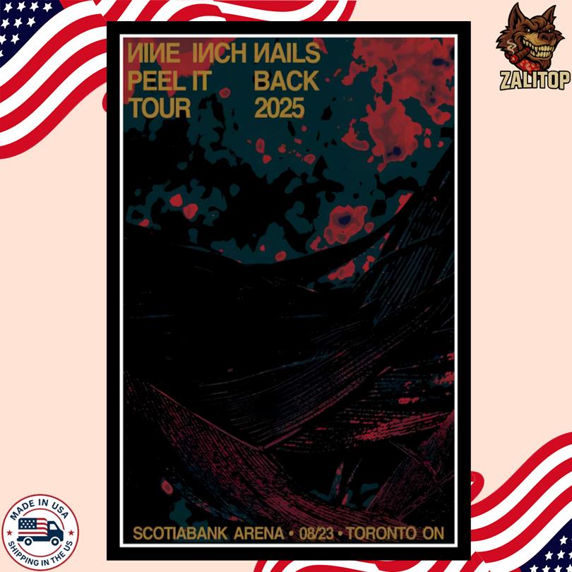 Nine Inch Nails Peel It Back TourToronto, ON Aug 23, 2025 Poster