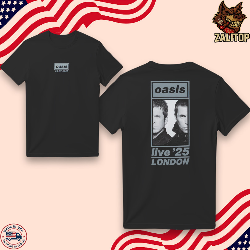 Oasis Live 2025 London Event T-Shirt