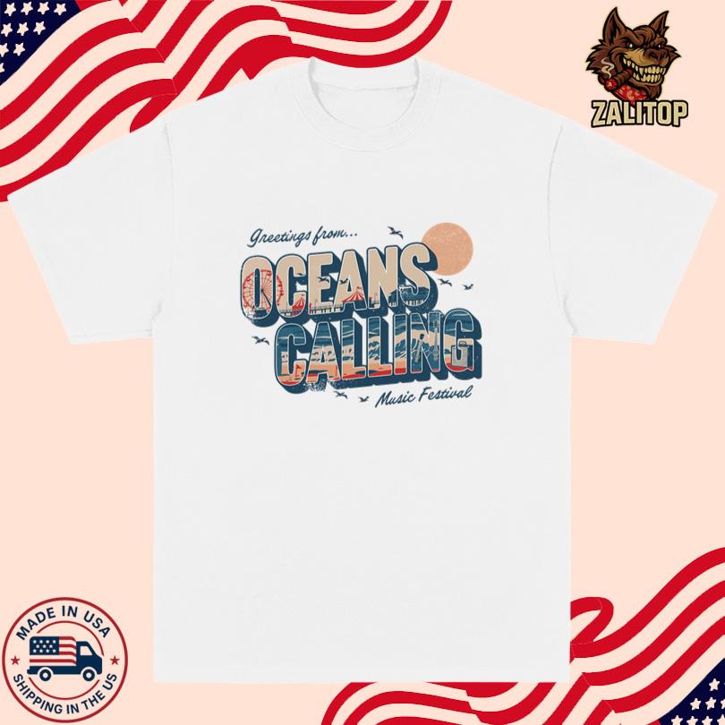 Oceans Calling Festival 2025 Postcard Tee
