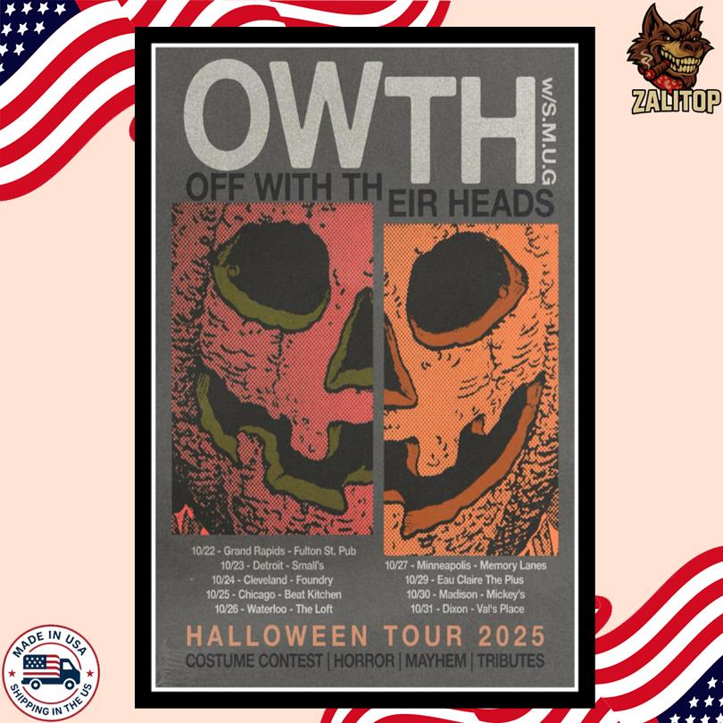 OWTH Halloween Tour 2025 Poster
