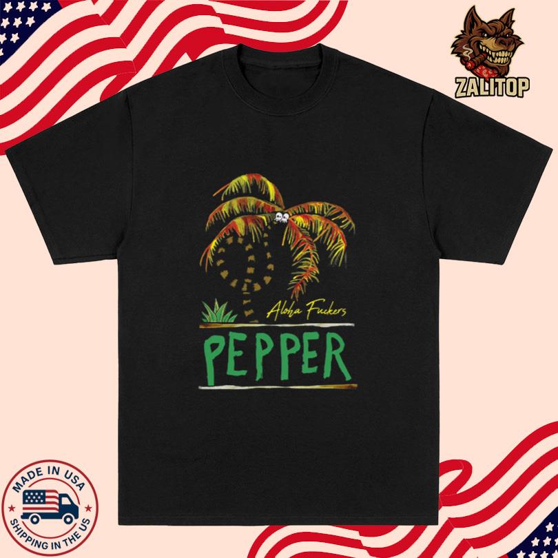 Pepper Twisted Palm Tee