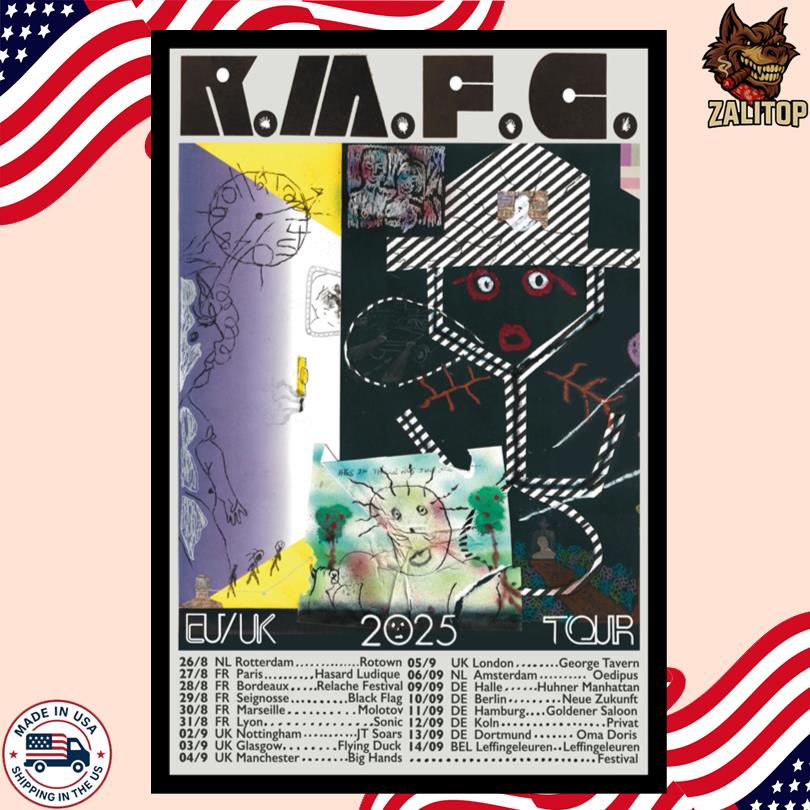 R.M.F.C EU & UK Tour 2025 Poster