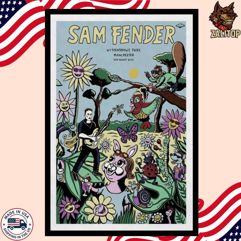 Sam Fender Manchester Event 2025 Poster