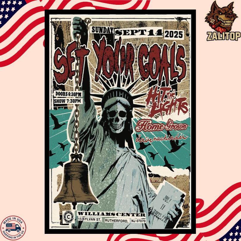 Set Your Goals September 14 2025 Williams Center Rutherford, NJ Poster