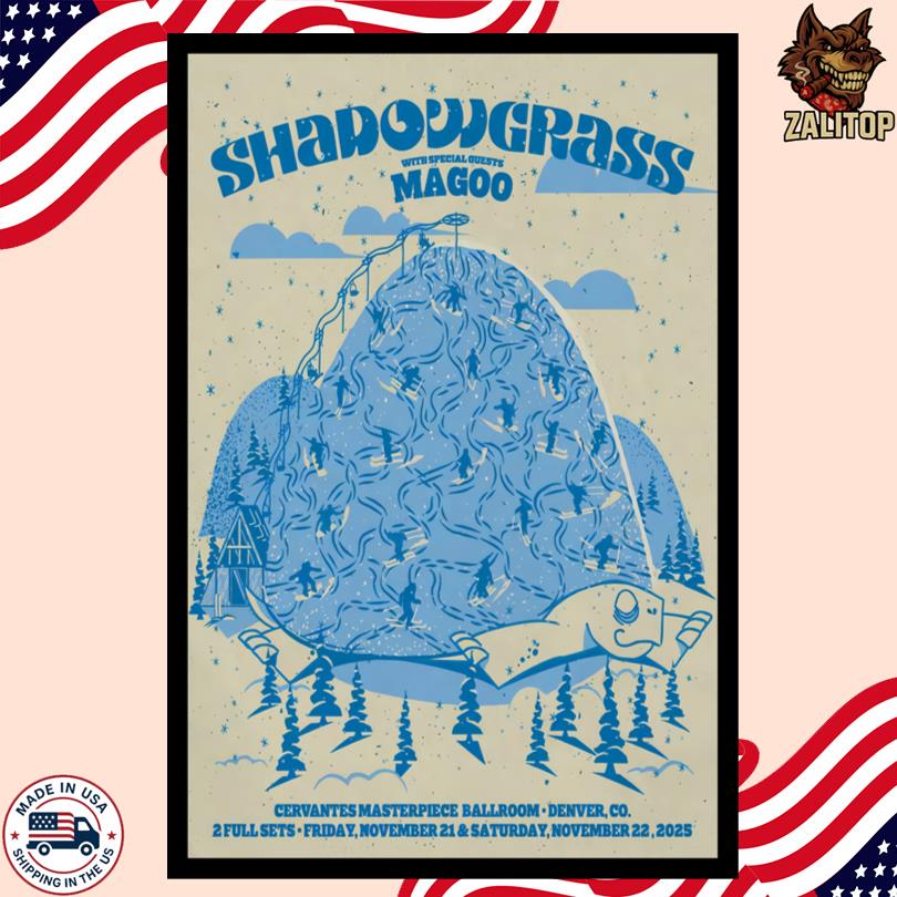 Shadowgrass Denver Nov 22 2025 Tour Poster