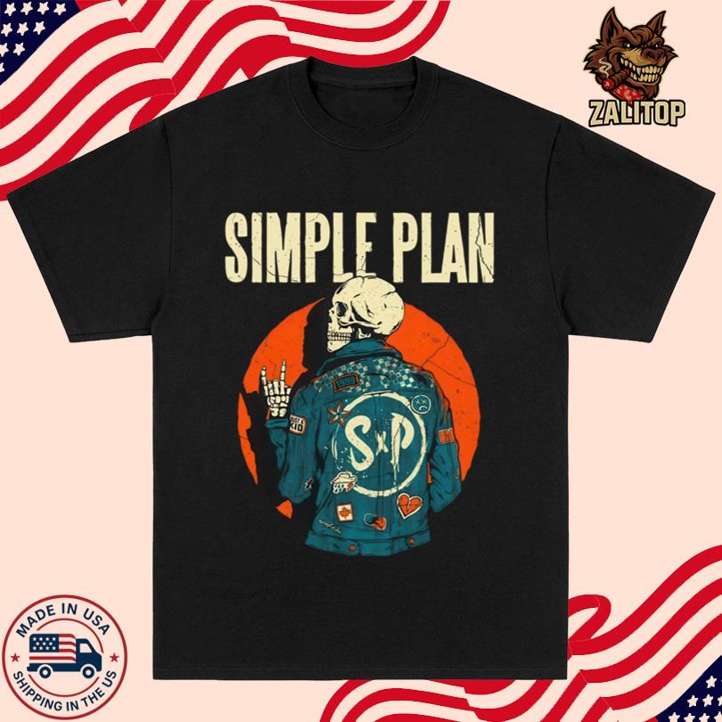 Simple Plan Skeleton Jacket T Shirt