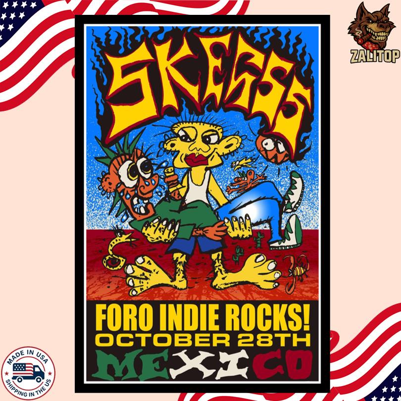 Skegss October 28 2025 Mexico Poster