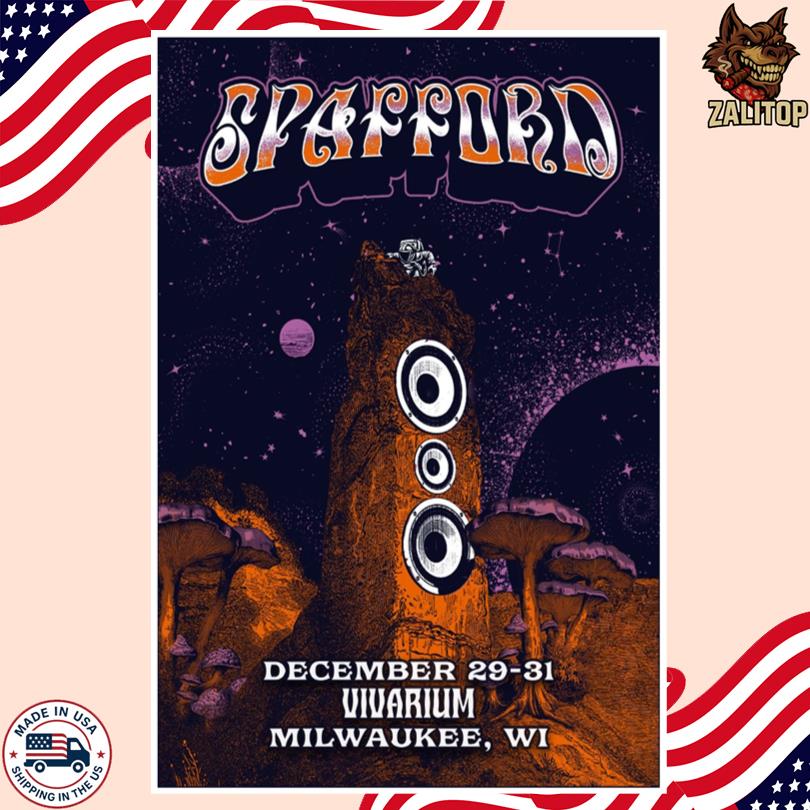 Spafford Dec 29-31 2025 Milwaukee WI Poster
