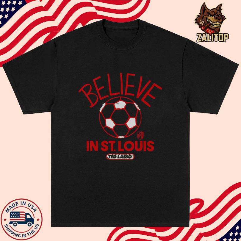 St. Louis CITY SC Homage Navy MLS x Ted Lasso Believe T-Shirt