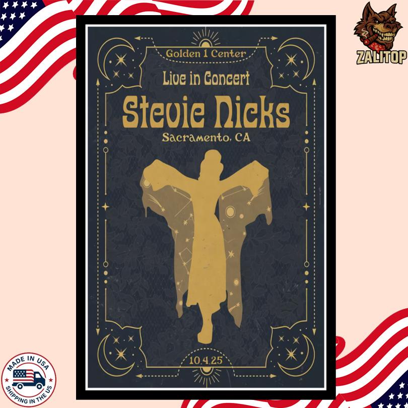 Stevie Nicks October 4, 2025 Golden 1 Center in Sacramento, CA Poster