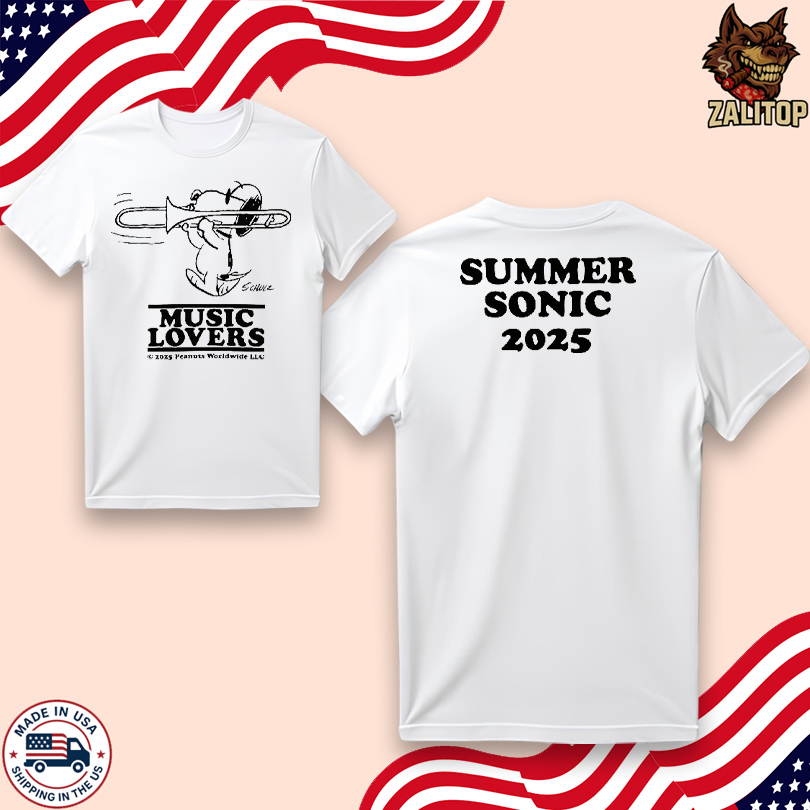 Summer Sonic × Peanuts Collaboration Tee