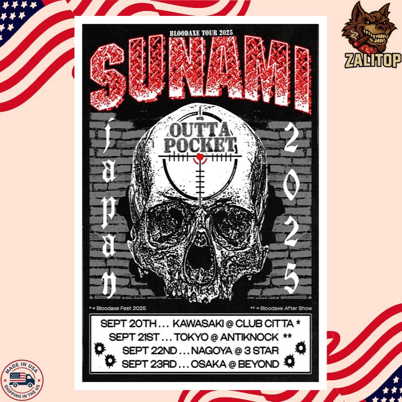 Sunami Bloodaxe Tour 2025 Poster