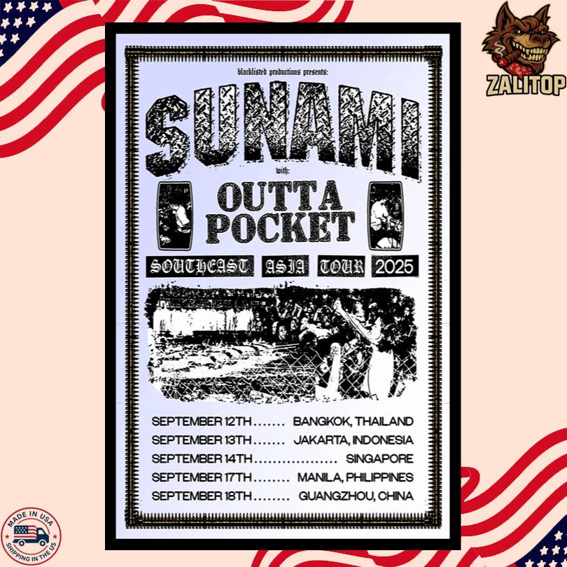 Sunami Southeast Asia Tour 2025 Poster