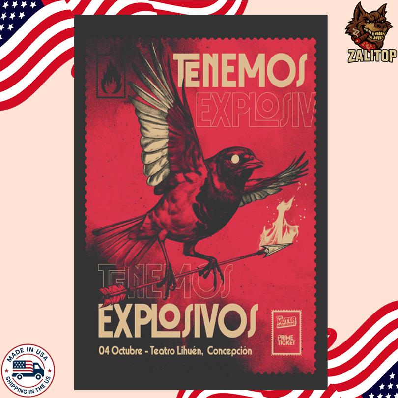 Tenemos Explosivos Event Poster Oct 4 2025 Teatro Lihuen Concepción