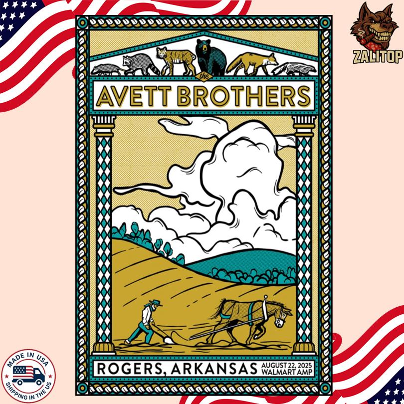 The Avett Brothers Event August 22 2025 Rogers AR Poster