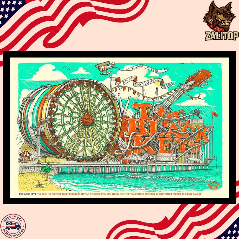 The Black Keys Event Aug 9 2025 Atlantic City NJ Borgata Event Center Poster