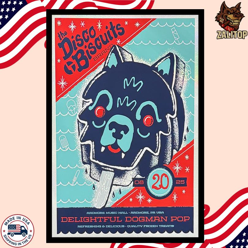 The Disco Biscuits Aug 20 2025 The Ardmore Music Hall Ardmore, PA Poster