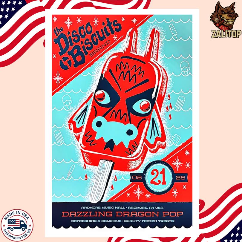The Disco Biscuits Aug 21 2025 Ardmore, PA Poster