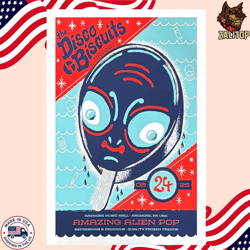 The Disco Biscuits August 24 2025 in Ardmore, PA Poster