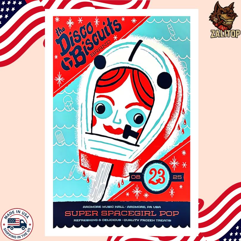 The Disco Biscuits Event Poster Aug 23 2025 Ardmore, PA