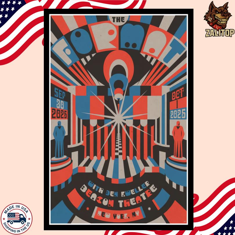 The Format Sep 30 & Oct 1, 2025 Beacon Theatre, New York, NY Poster