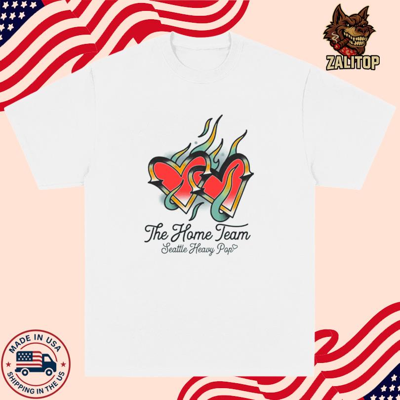 The Home Team Burning Hearts Tee