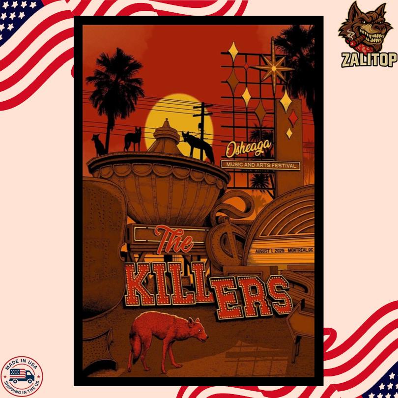 The Killers Live in Montreal Aug 01 2025 Event Poster