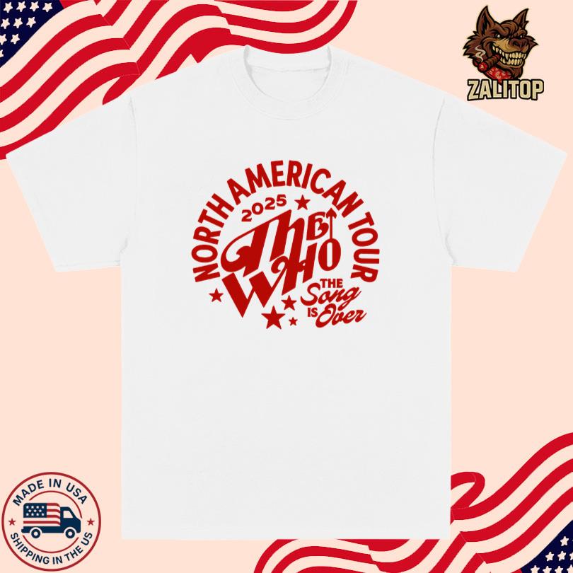 The Who The Song Is Over North American Tour 2025 Shirt