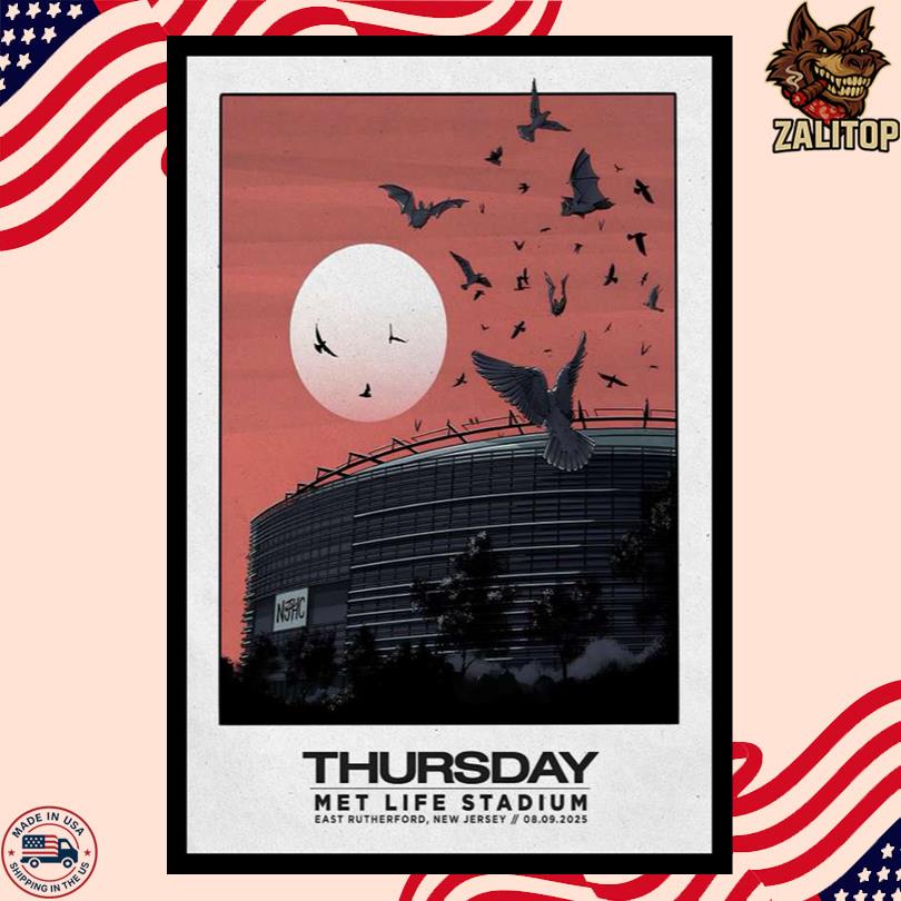 Thursday Event Aug 9 2025 East Rutherford NJ Metlife Stadium Poster