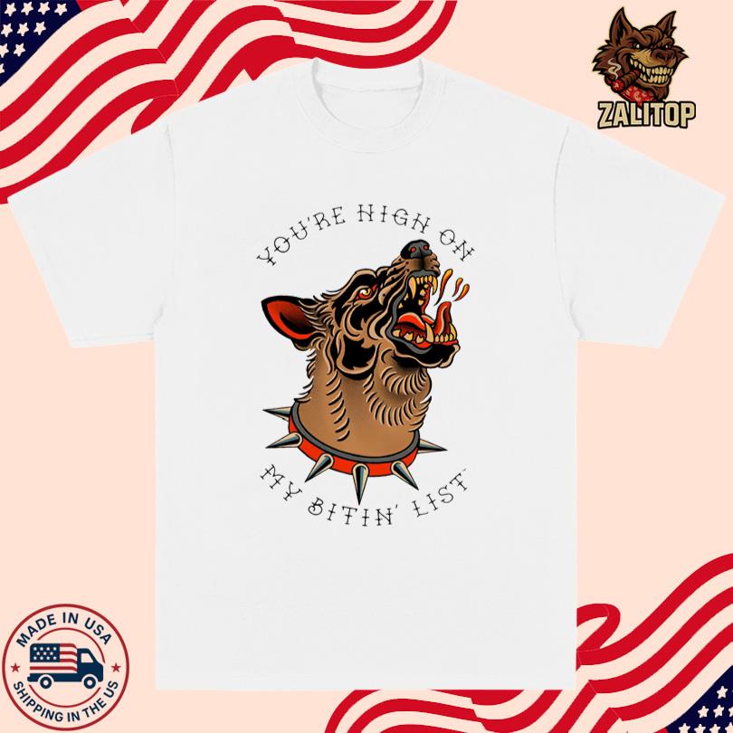 Tyler Childers Bitin List Dog T-shirt