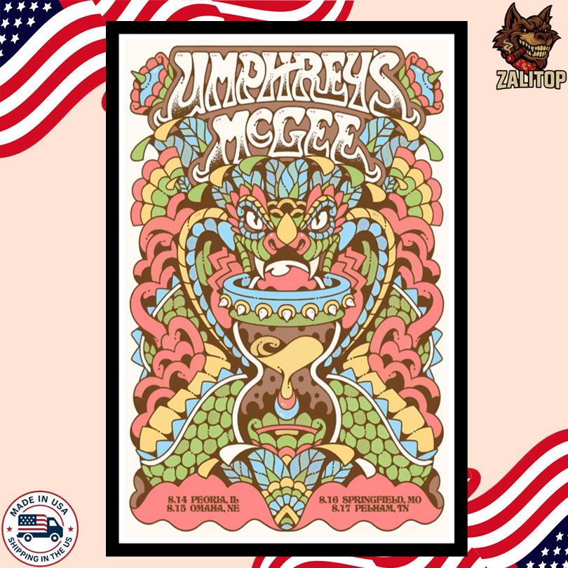 Umphrey’s McGee Aug 15 2025 Omaha, NE Poster-Portrait – Poster