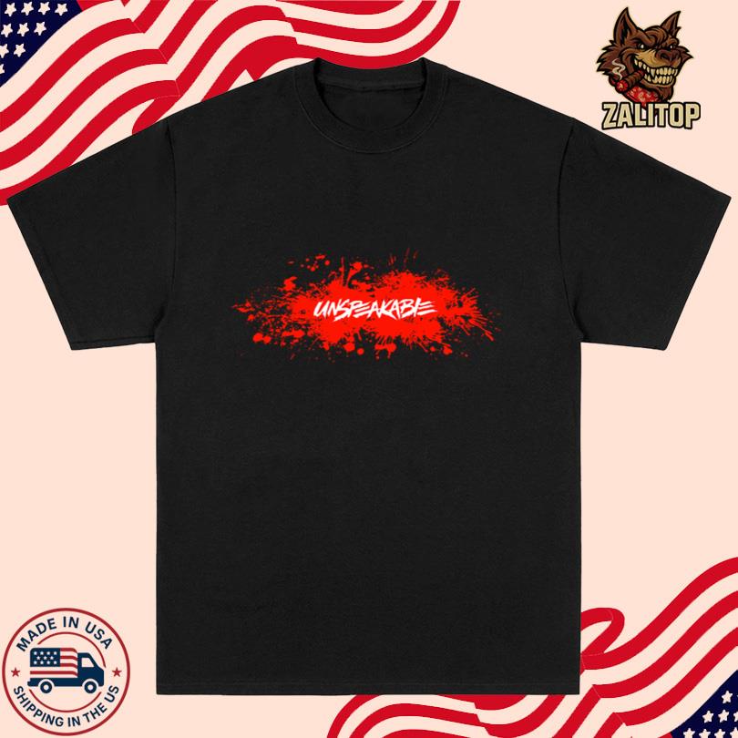 Unspeakable RED SPLATTER SHIRT
