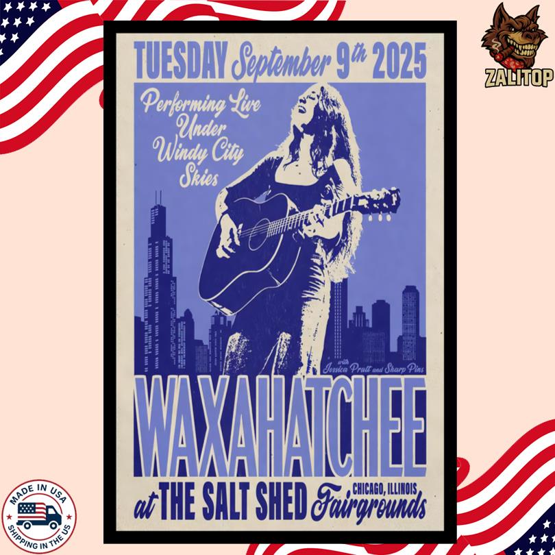 Waxahatchee September 9 2025 Chicago, IL Event Poster