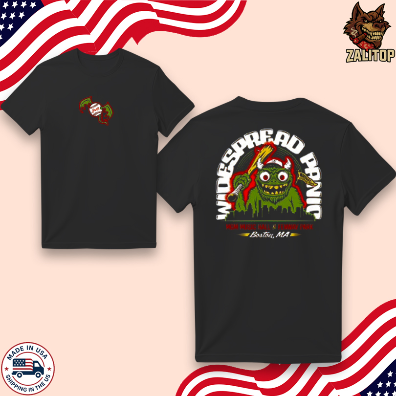 Widespread Panic Aug 21-23 Boston MA Tour T Shirt