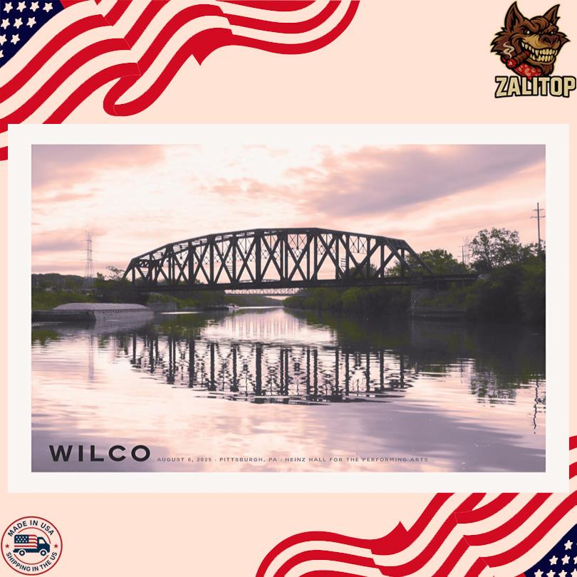 Wilco 6 August 2025 Pittsburgh, PA Heinz Hall Poster
