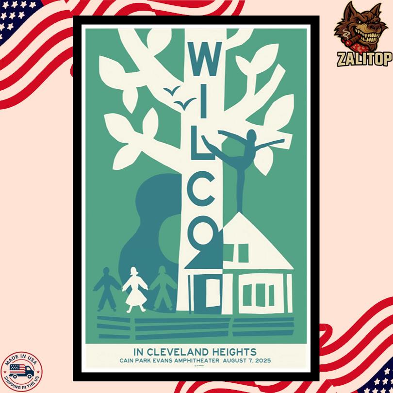 Wilco Aug 07, 2025 Cleveland Heights, OH Poster