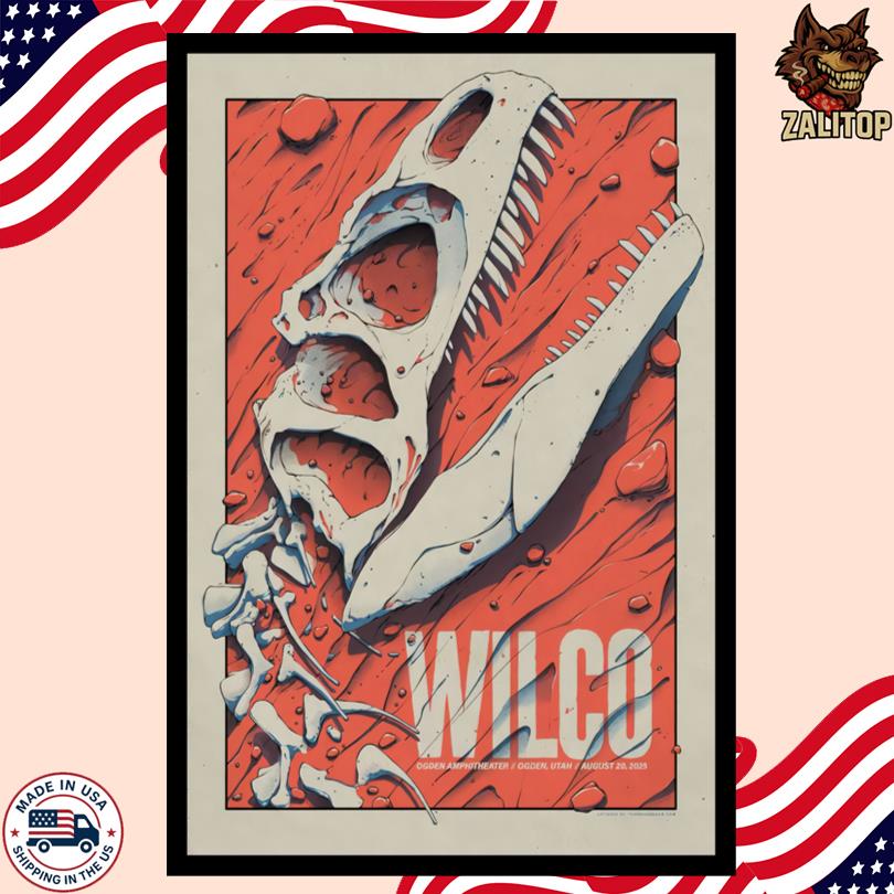 Wilco Aug 20, 2025 Ogden, UT Poster