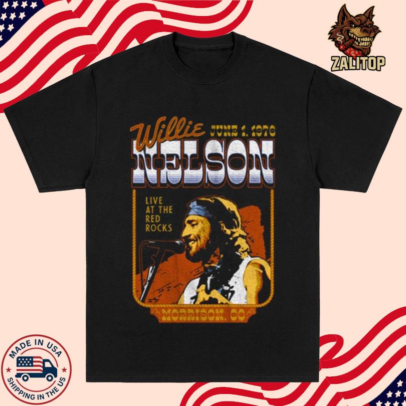 Willie Nelson x Red Rocks Shirt 2025